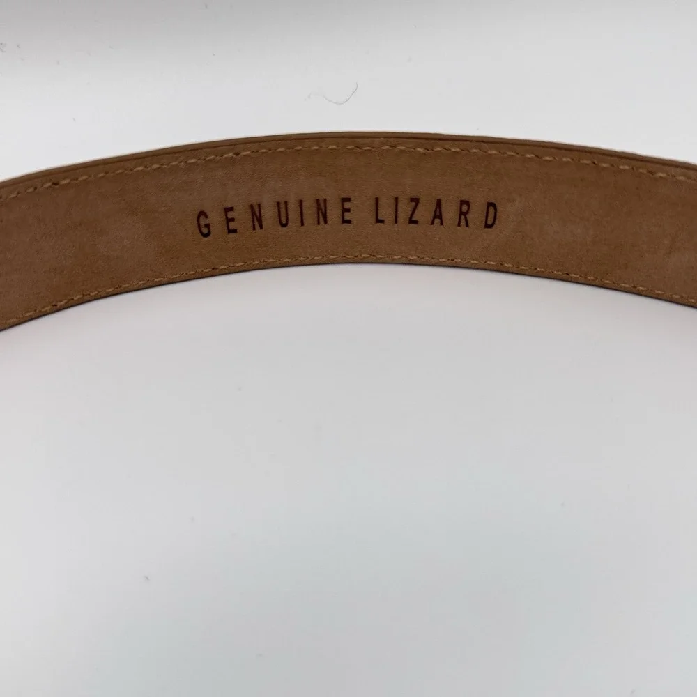 PETER  MILLAR Crown Crafted Genuine Exotic Leather O-Ring Belt Size 34 MSRP $395
